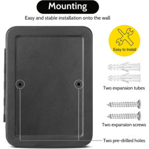 Alternative view of 108-Key Wall-Mounted Key Safe